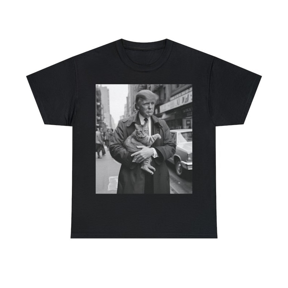 Donald Trump Cat NYC Funny Graphic Unisex T-Shirt